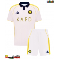 Camisa de Futebol Al-Nassr Cristiano Ronaldo #7 Equipamento Alternativo Infantil 2025-26 Manga Curta (+ Calças curtas)